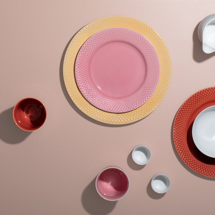 Lyngby Porcelæn Rhombe Color Dinner Plate