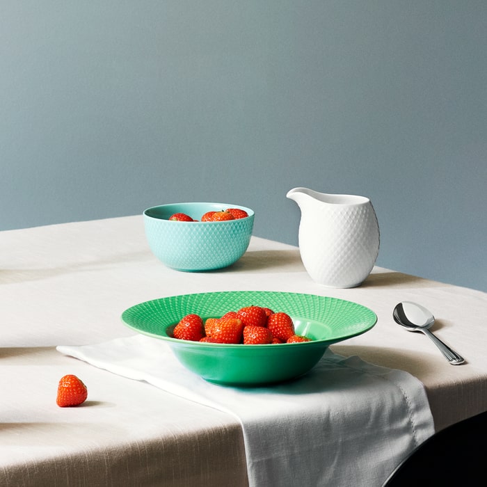 Lyngby Porcelain Rhombe Color Bowls