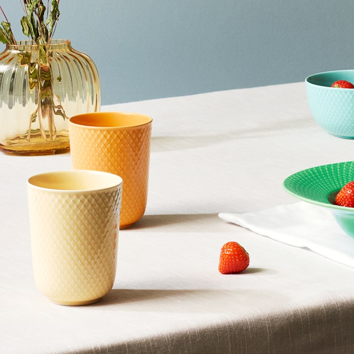 Lyngby Porcelæn Rhombe Color Mug