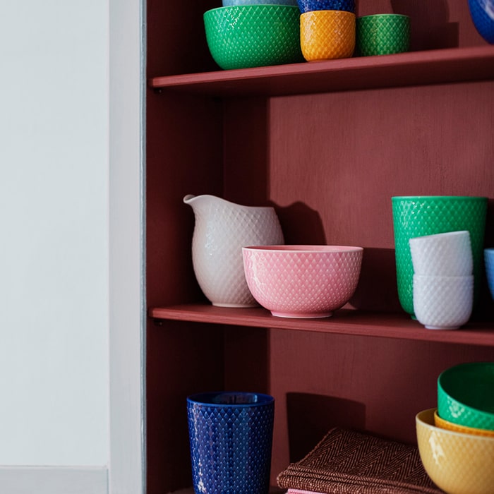 Lyngby Porcelæn Rhombe White Serveware