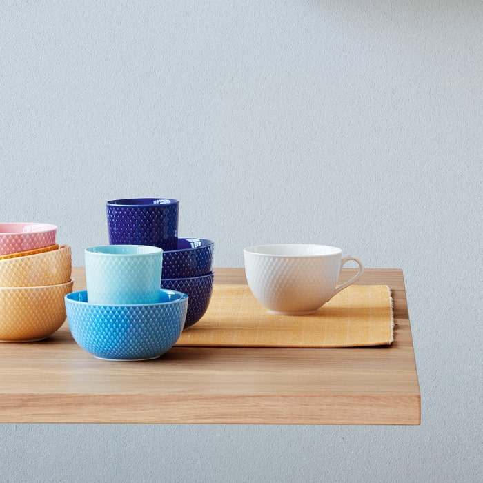 Lyngby Porcelain Rhombe Color Bowls