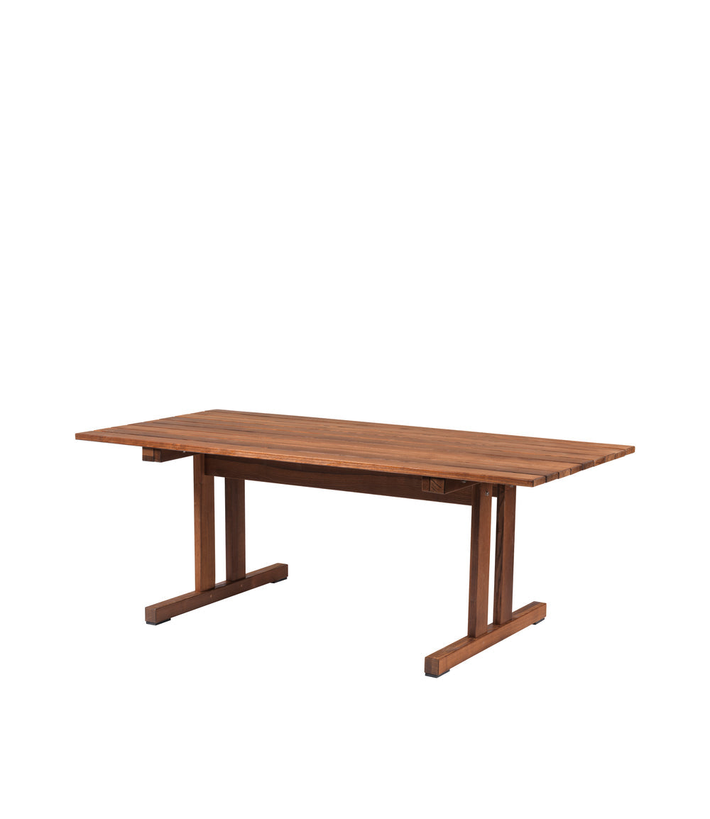 FDB Møbler Ermelunden Garden table in oiled, designed by Børge Mogensen