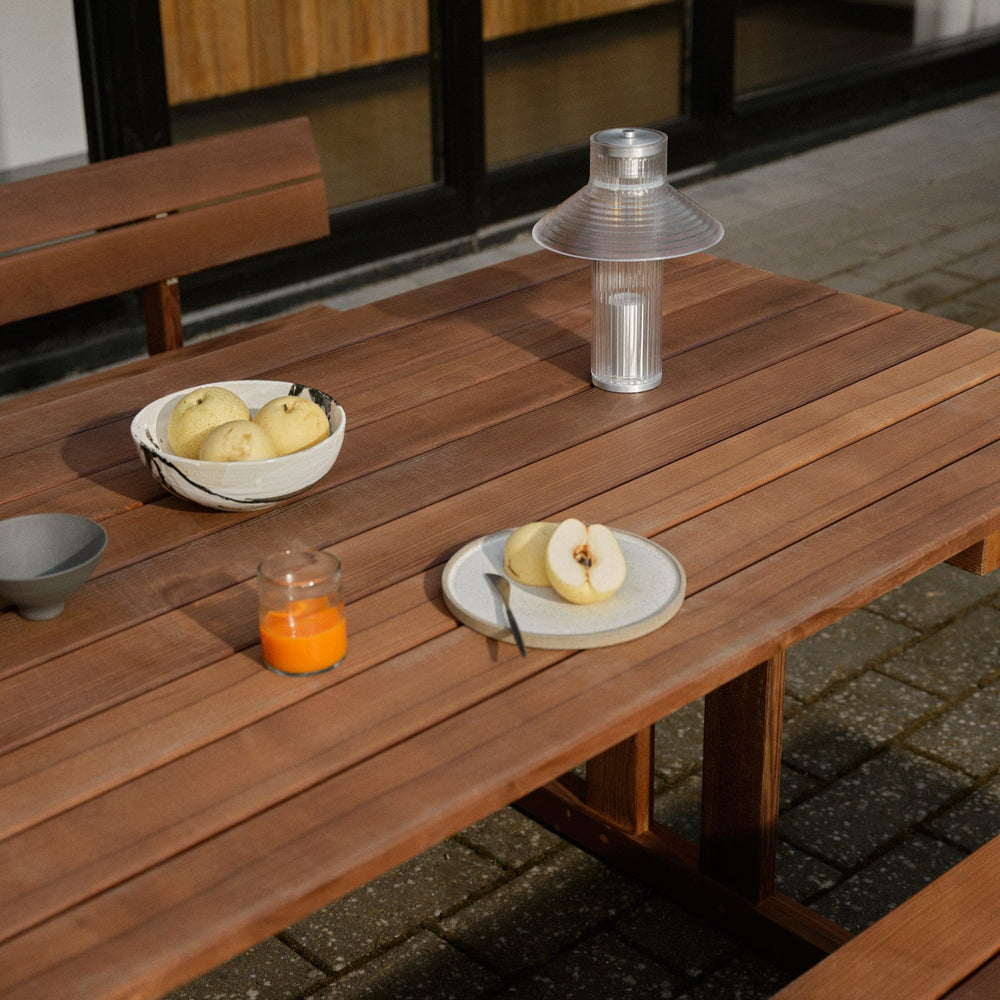 FDB Møbler Ermelunden Garden table in oiled, designed by Børge Mogensen