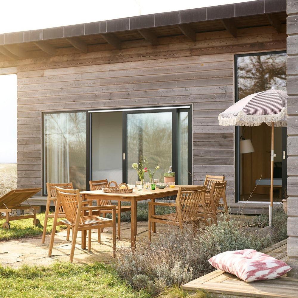 FDB Møbler Sammen Garden Table in natural, designed by Thomas Alken