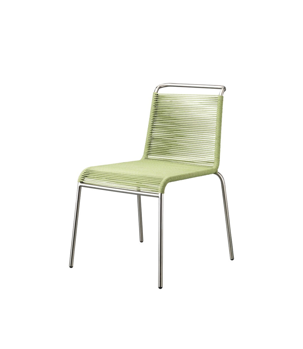 FDB Møbler Teglgaard Cord Chair in solid oak (green mixed), designed by Thomas Alken