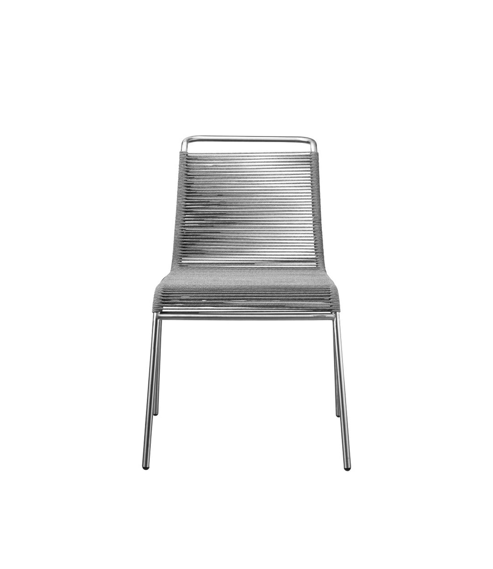 FDB Møbler Teglgaard Cord Chair in solid oak (light grey mixed), designed by Thomas Alken