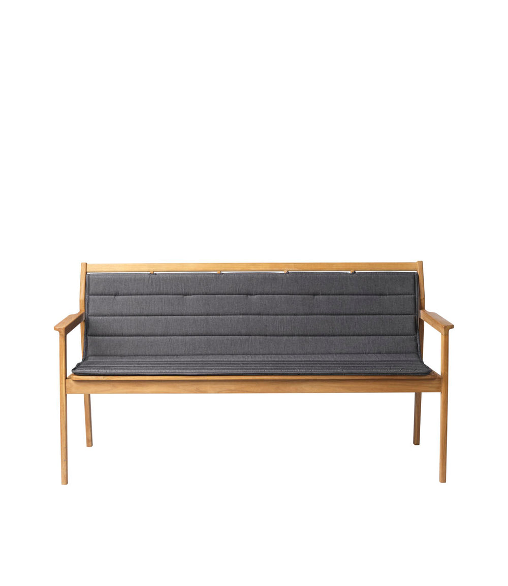FDB Møbler Sammen Seat cushion in solid oak (antracit grey), designed by Thomas Alken