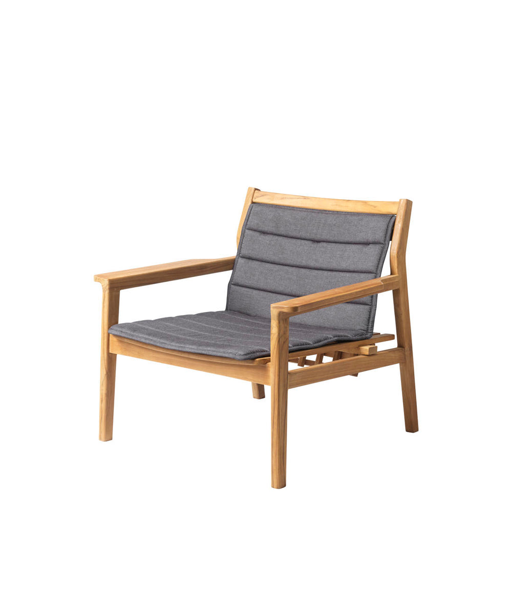 FDB Møbler Sammen Seat cushion in solid oak (antracit grey), designed by Thomas Alken