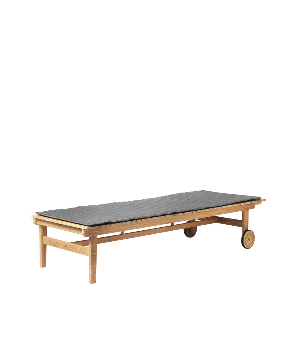 FDB Møbler Sammen Seat cushion in solid oak (antracit grey), designed by Thomas Alken