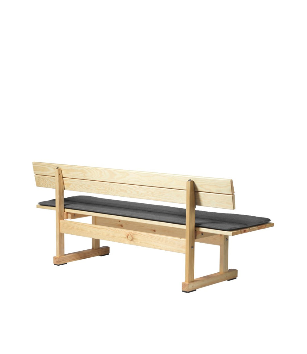 FDB Møbler Ermelunden Seat Cushion in solid oak (tejan), designed by Børge Mogensen