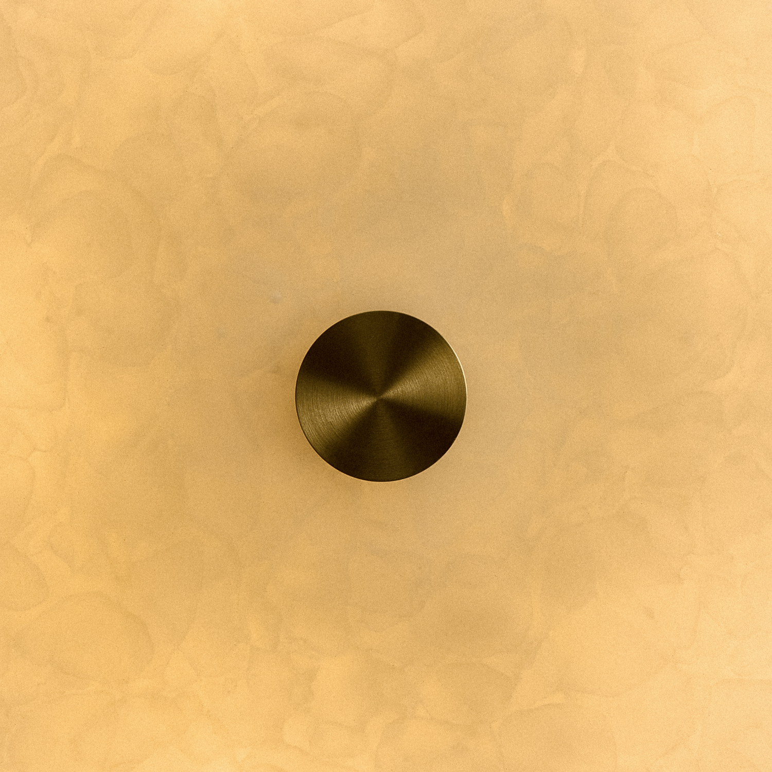 Tala Magma Flush Mount — Recycled Glass & Brass ceiling light (alternate view 4)