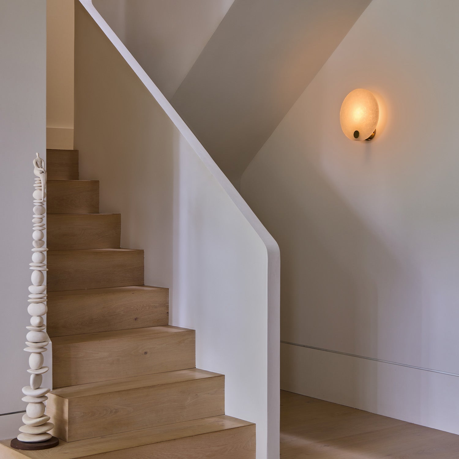 Tala Magma Wall Light — Recycled Glass & Brass wall light (detail 2)