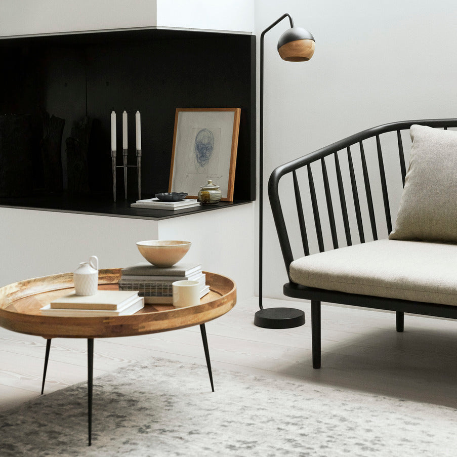 Mater Bowl Table Extra Large in solid wood, the Mater Bowl Table designed by Ayush Kasliwal, B Corp certified
