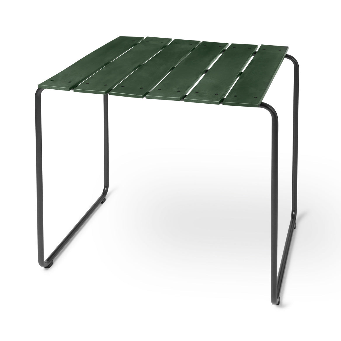 Mater Ocean 2 Person Dining Table in Green, recycled pharma plastic waste