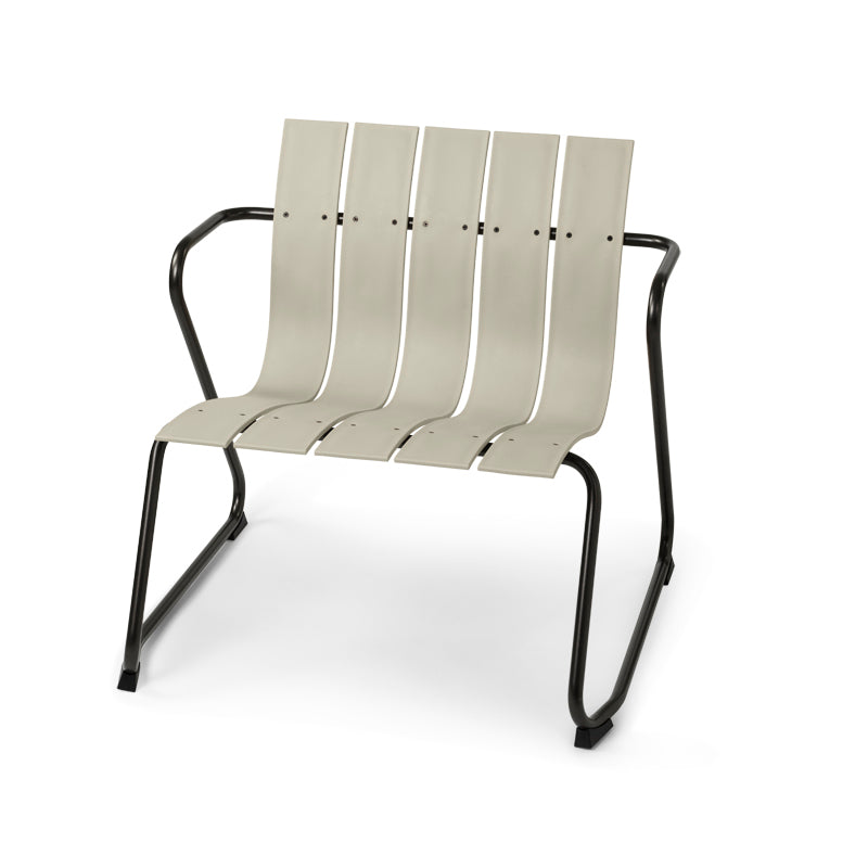 Mater Ocean Lounge Chair in Sand, recycled ocean waste plastic