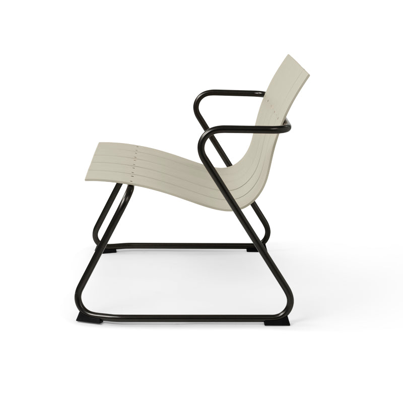 Mater Ocean Lounge Chair in Sand, recycled ocean waste plastic