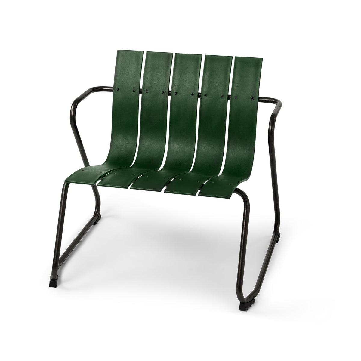 Mater Ocean Lounge Chair in Green, recycled pharma plastic waste