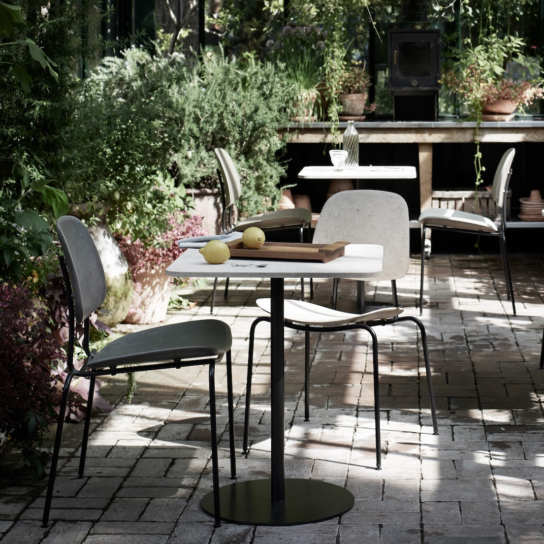 Mater Compound Dining Chair in solid wood