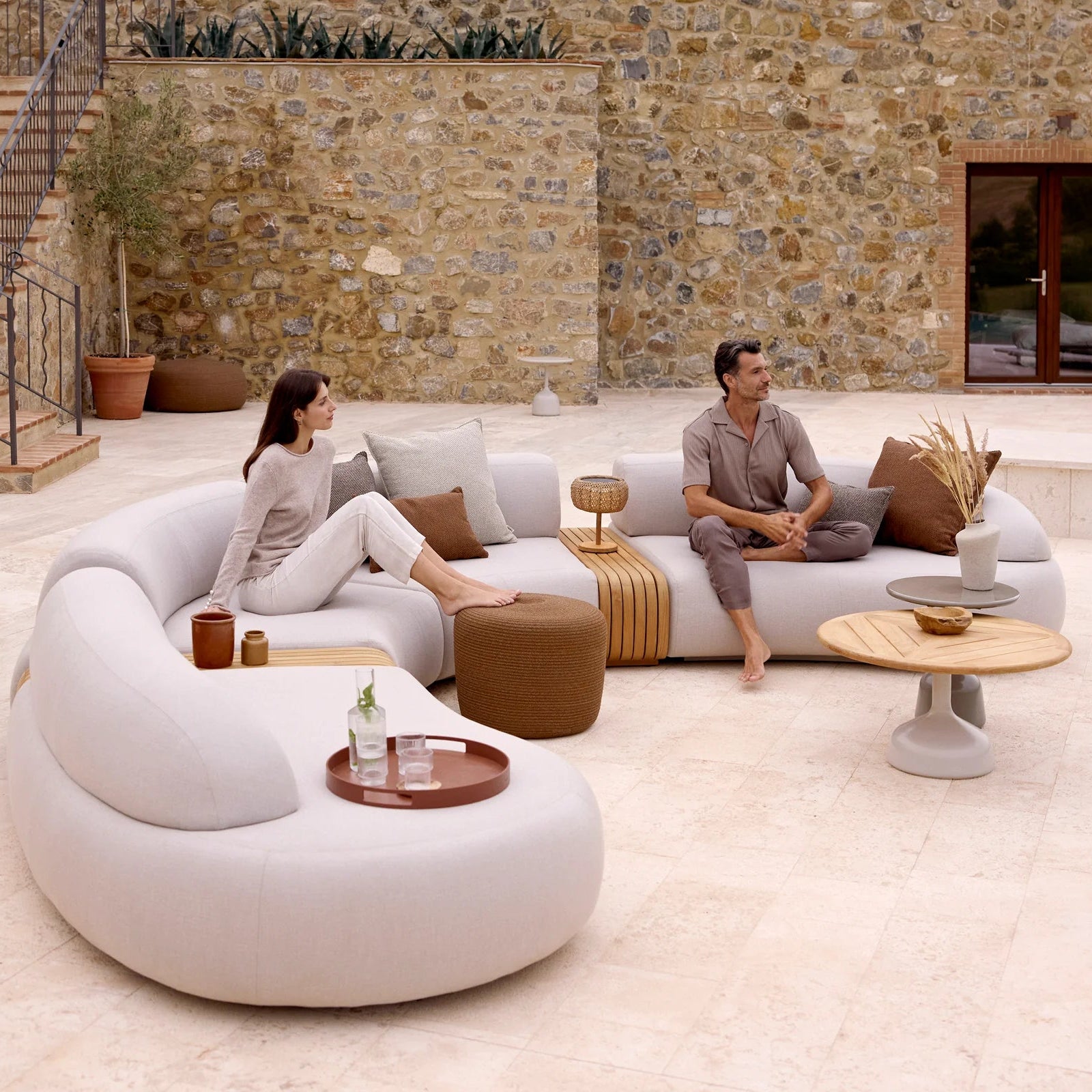 Circle Footstool Small