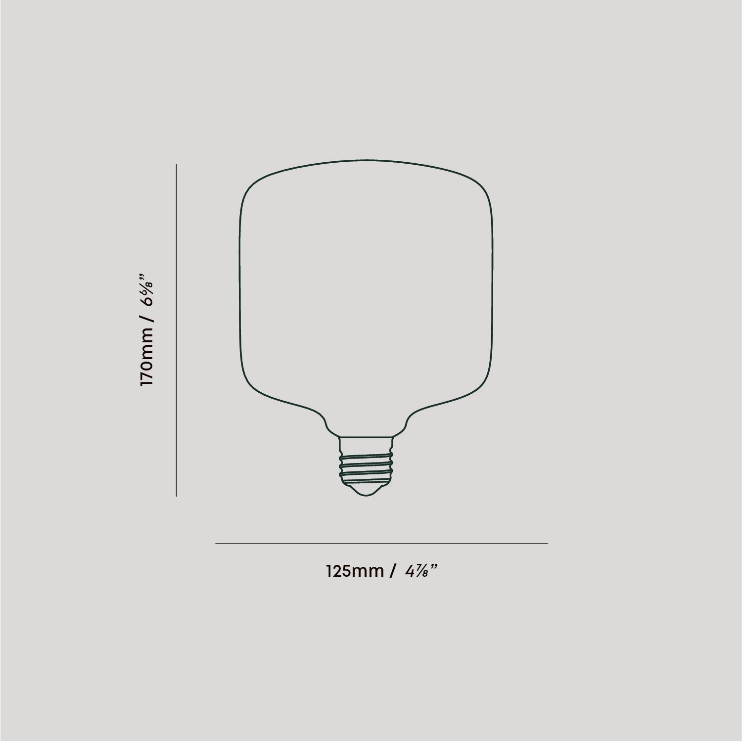 Oblo Plug-In Pendant in Graphite by Tala — angled side view