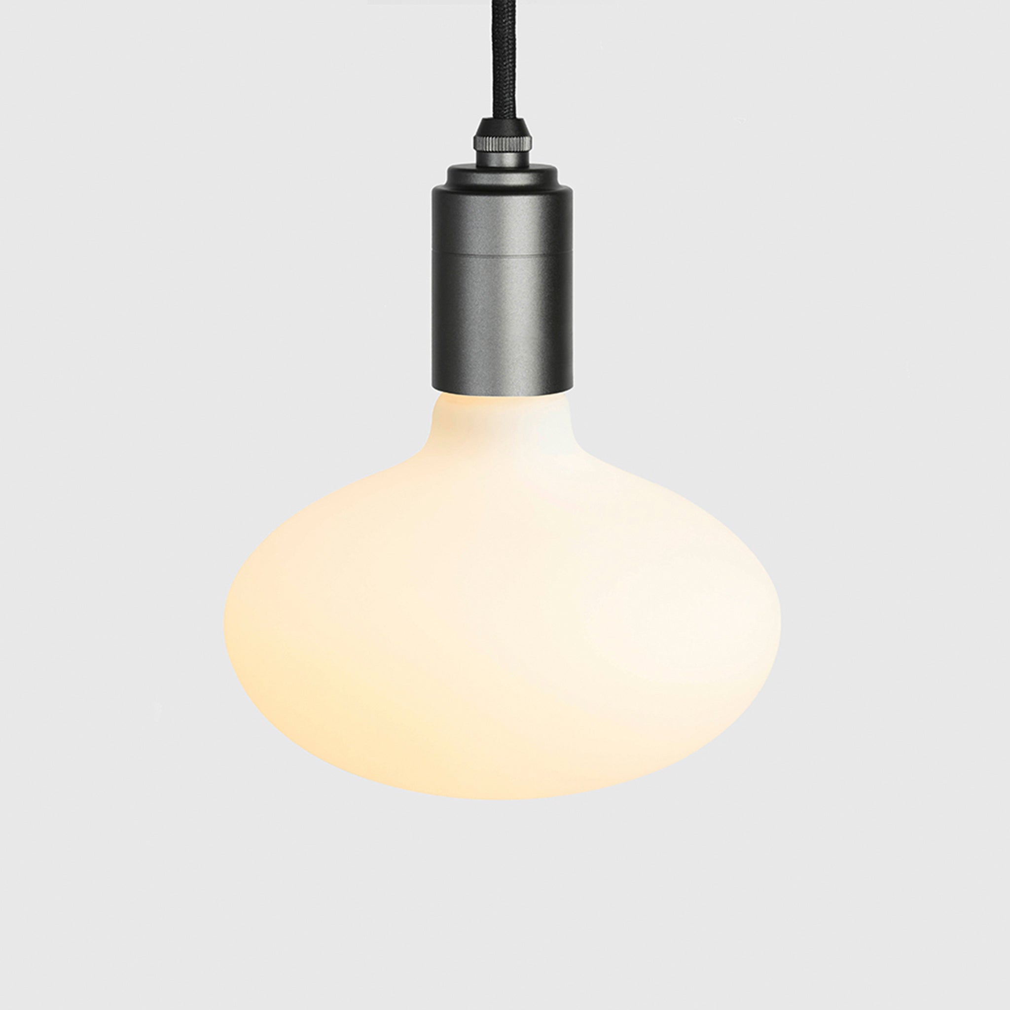 Oval Dim-to-Warm Pendant Light by Tala — graphite finish, detail