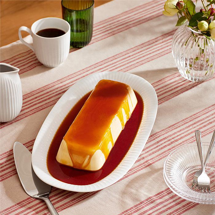 Kähler Hammershøi Serveware in white glazed stoneware, by Hans-Christian Bauer, B Corp certified Danish ceramic since 1839.