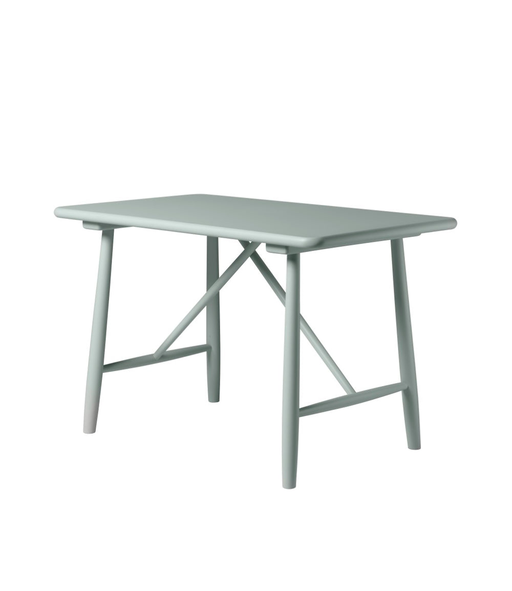 FDB Møbler Children's table in solid beech (red), designed by Børge Mogensen