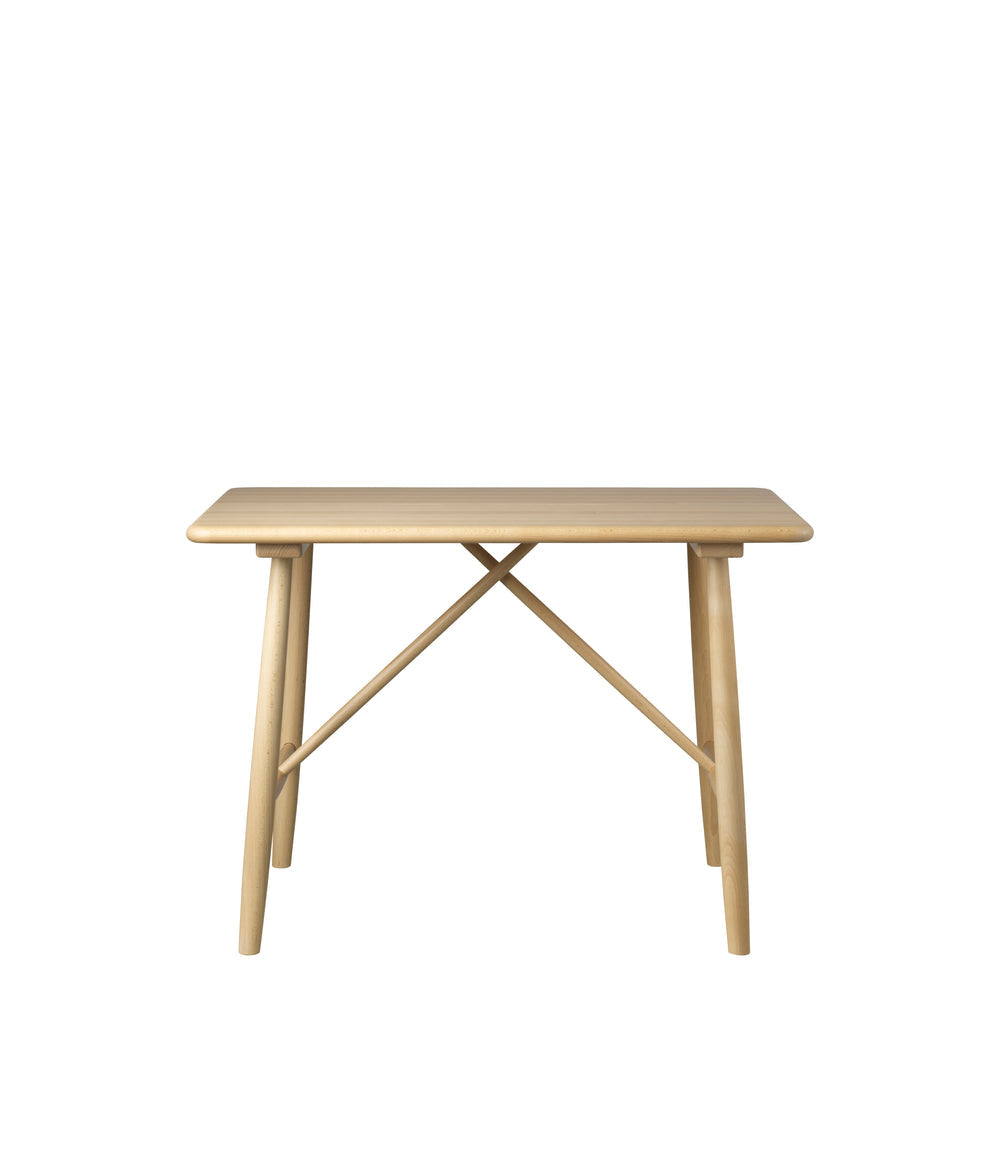 FDB Møbler Children's table in solid beech (blue grey), designed by Børge Mogensen