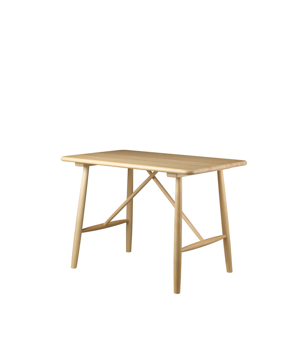 FDB Møbler Children's table in solid beech (blue grey), designed by Børge Mogensen