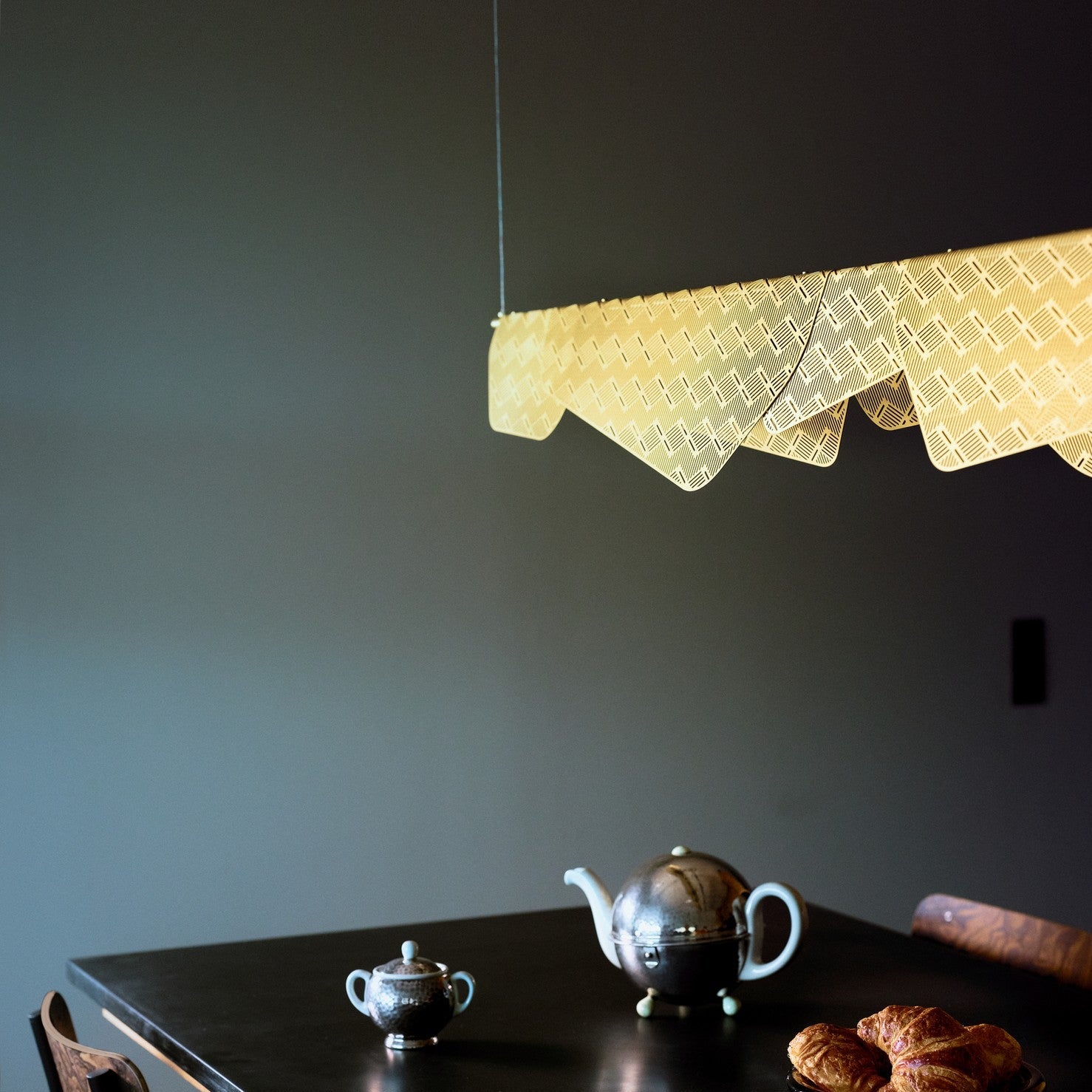 Petite Friture Mediterranea Pendant Light styled in a designer interior