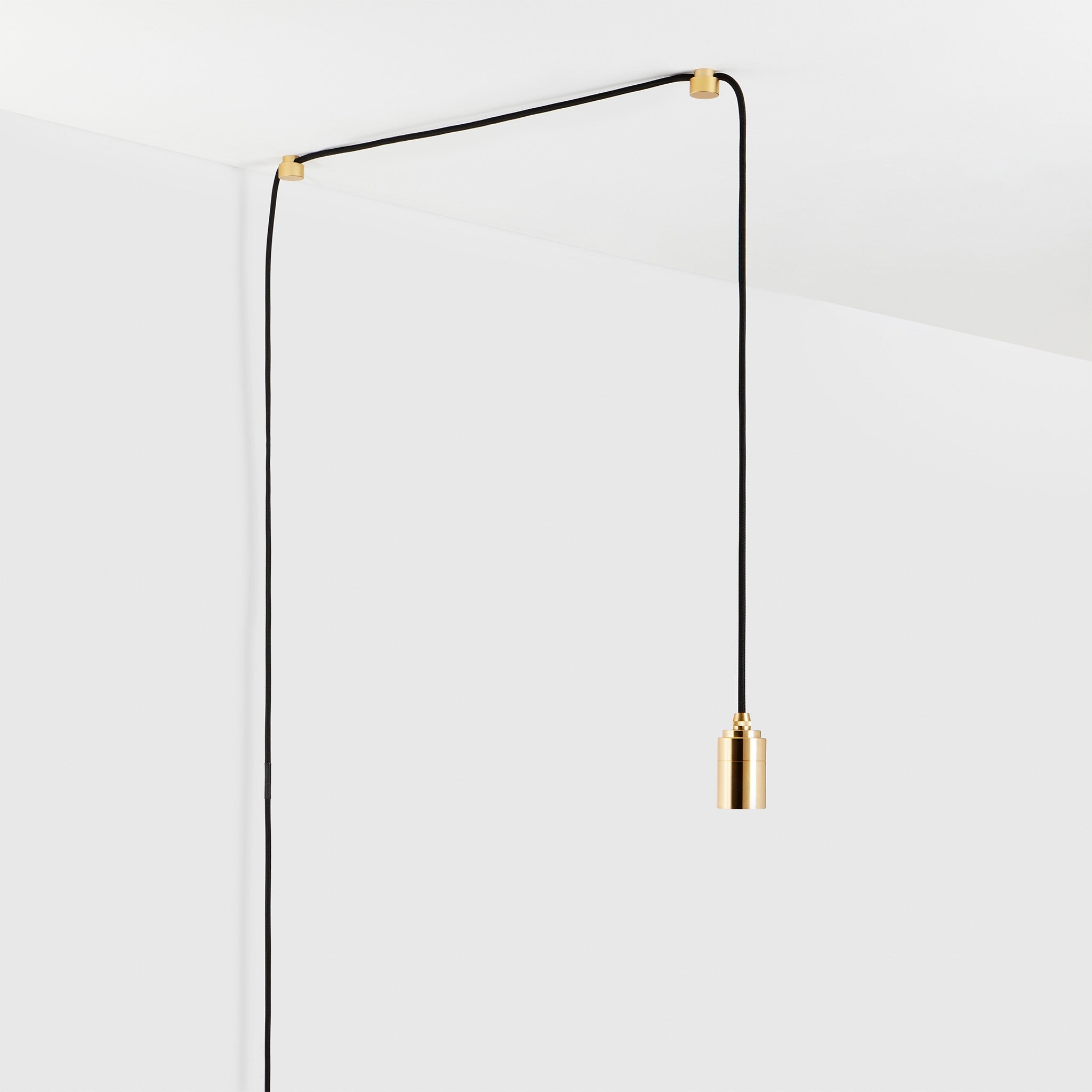 Voronoi III Plug-In Pendant by Tala in Brass — product shot, alternate