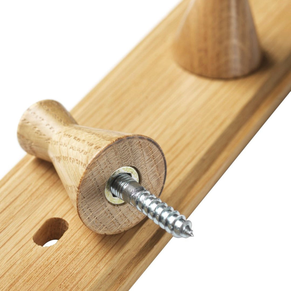FDB Møbler Allé Coat hooks in solid oak