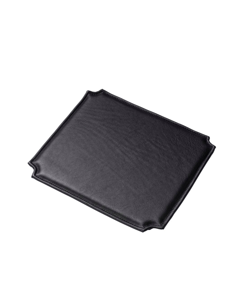 FDB Møbler Nøje Seat cushion in black-stained leather