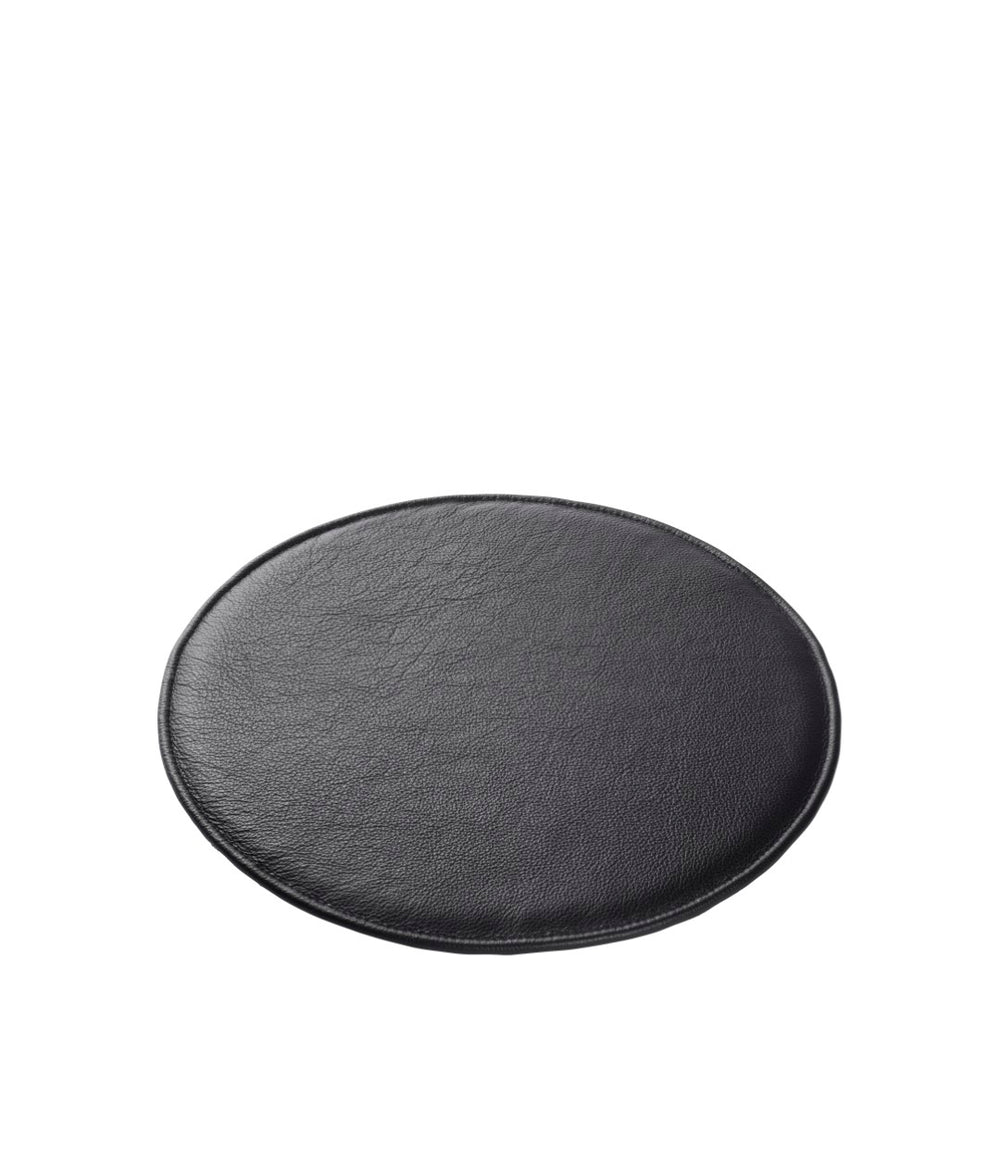 FDB Møbler Nøje Seat cushion in black-stained leather
