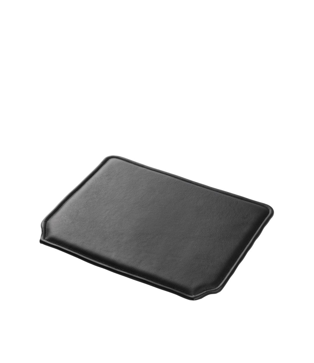 FDB Møbler Nøje Seat cushion in black-stained leather