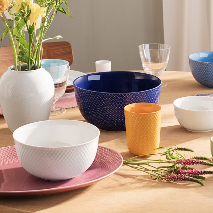 Lyngby Porcelain Rhombe Bowl