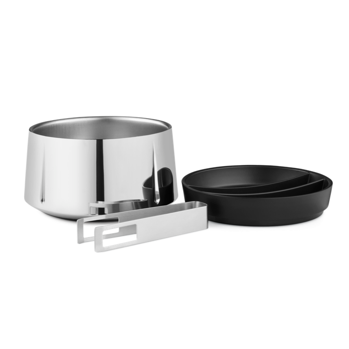 Rosendahl Grand Cru Barware in glass and steel, designed by Erik Bagger, Danish design heritage.