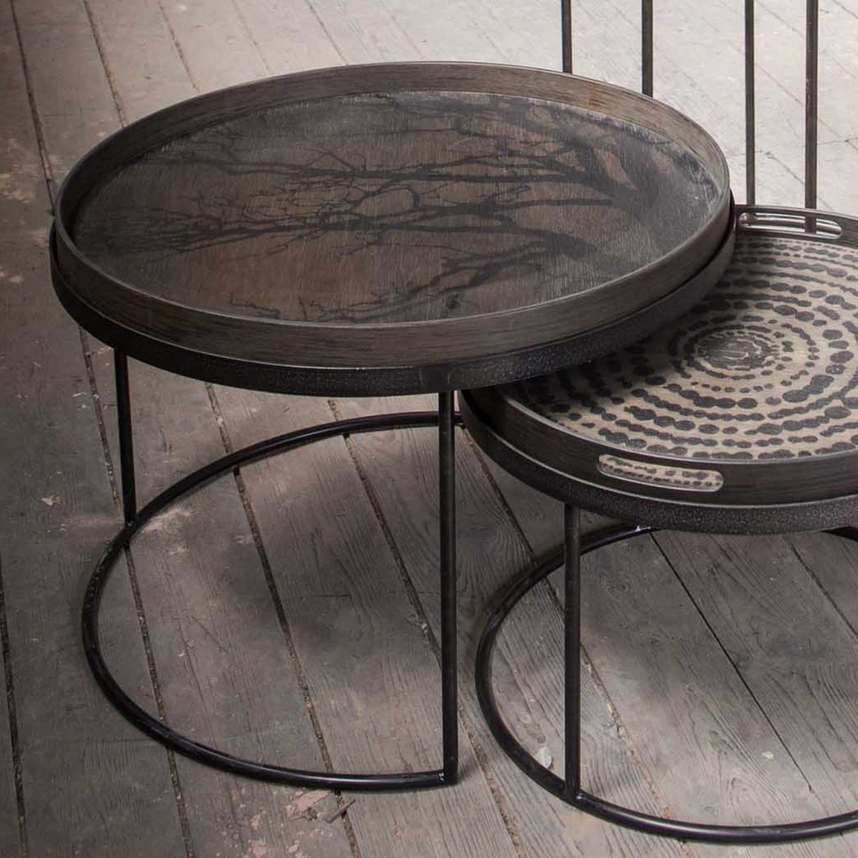Ethnicraft Tree Tray, FSC-certified solid wood furniture by Belgian brand