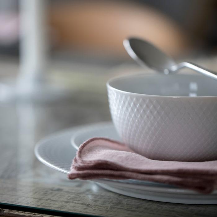Lyngby Porcelain Rhombe Bowl