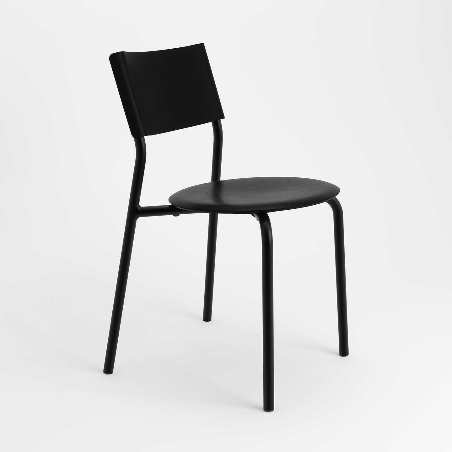 Tiptoe SSDr Recycled Plastic Dining Chair in Graphite Black — Tiptoe