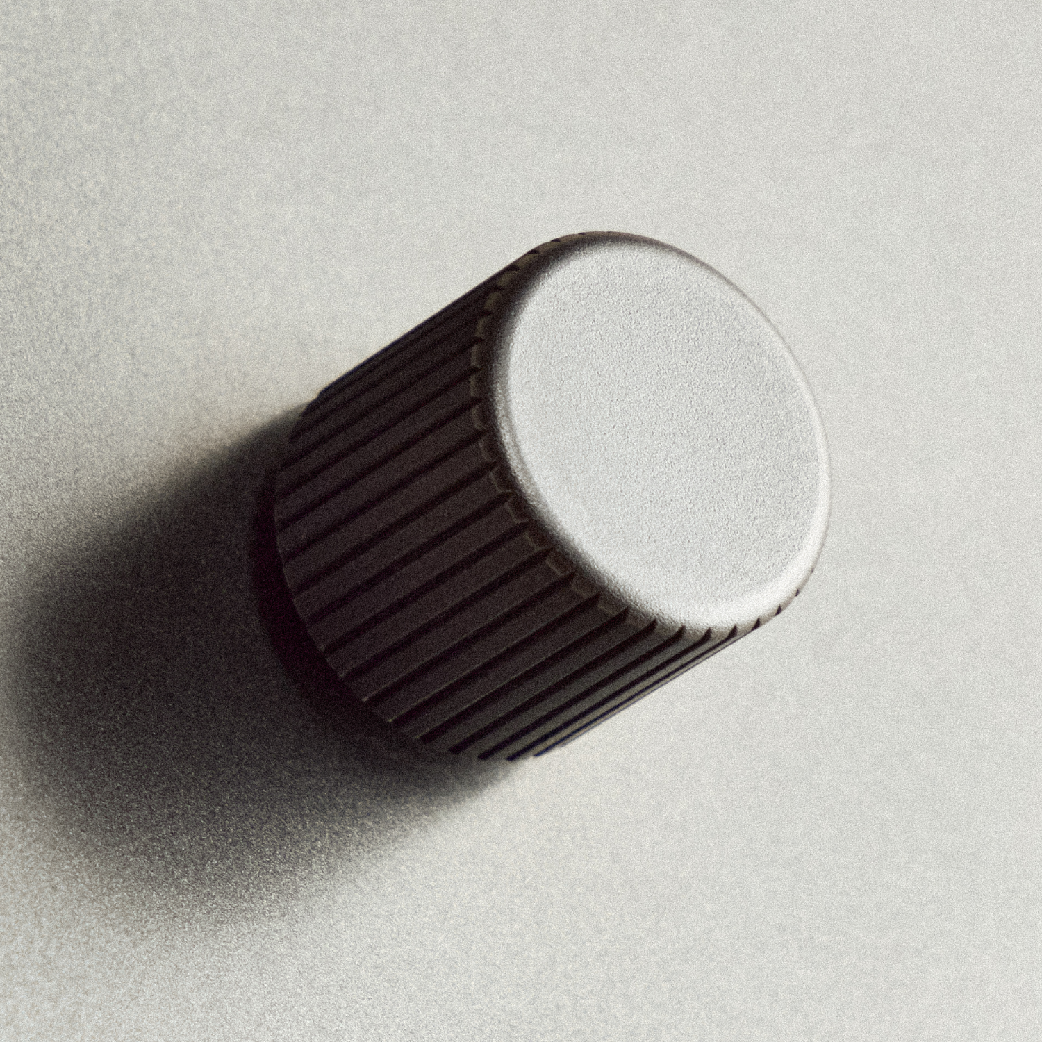 Tala Double Rotary Wall Dimmer in Graphite — side profile