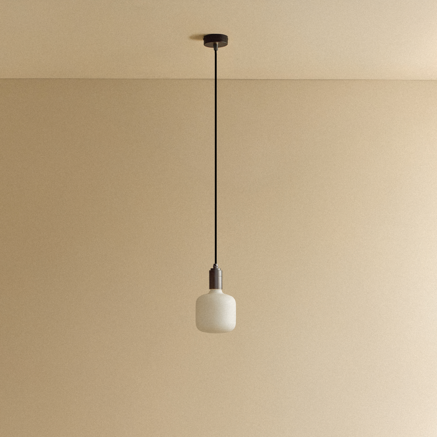 Oblo Pendant Light in Graphite by Tala — alternate angle