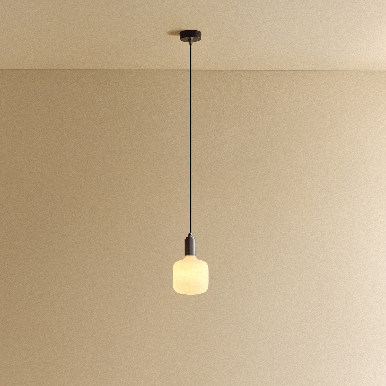 Oblo Pendant Light in Graphite by Tala — full product view
