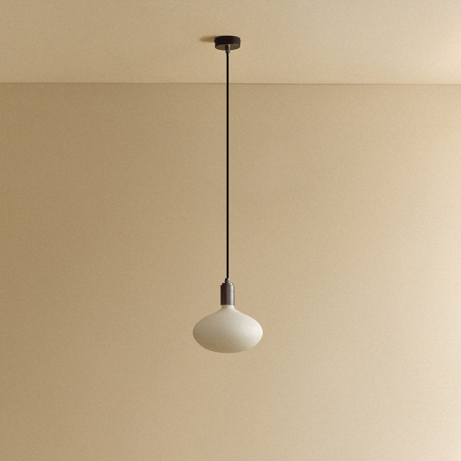 Oval II Pendant Light by Tala — graphite finish, unlit