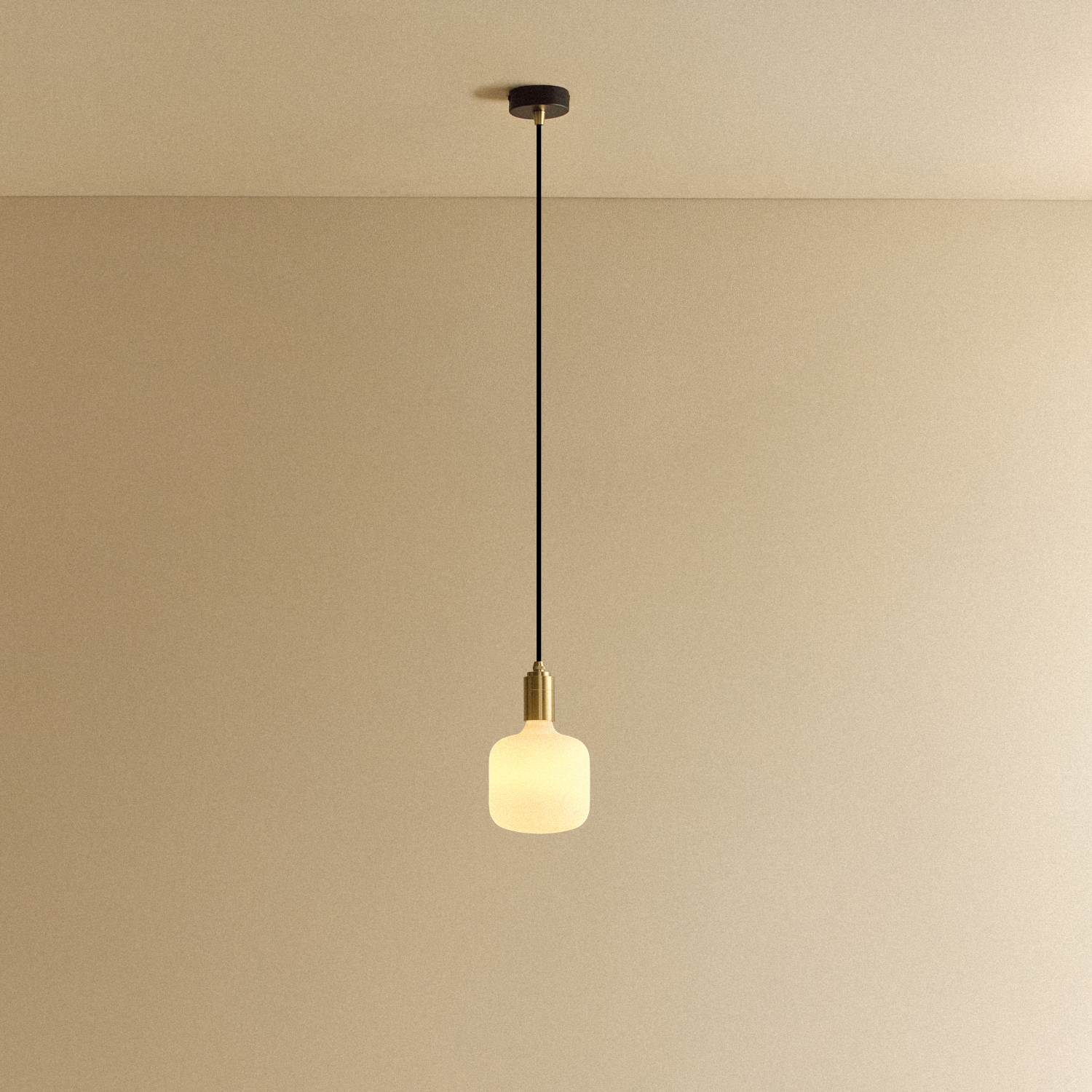 Oblo Pendant Light in Brass by Tala — full product view