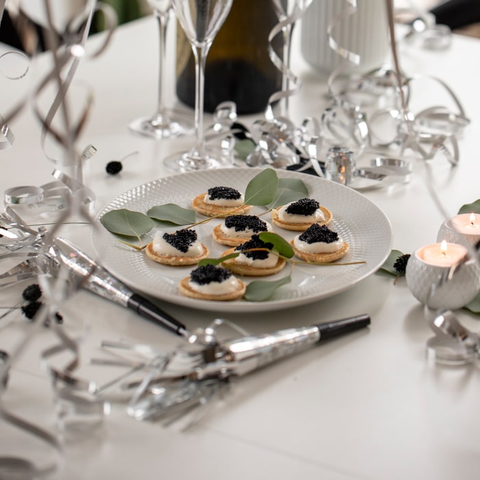 Lyngby Porcelæn Rhombe White Serveware