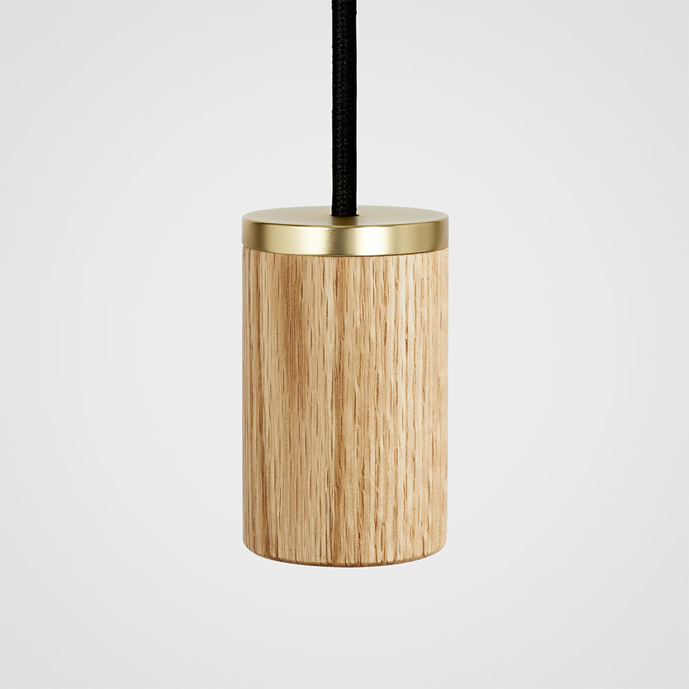 Tala Nine Pendant in Oak, detail packshot