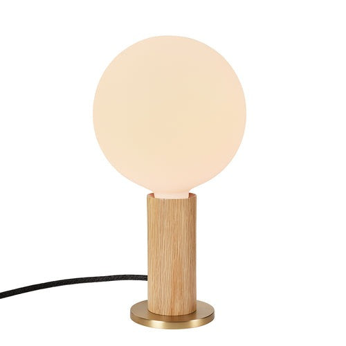 Knuckle Table Lamp & Sphere IV Bulb