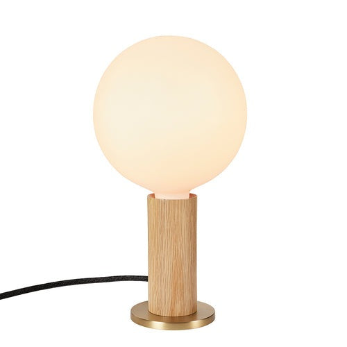 Knuckle Table Lamp & Sphere IV Bulb