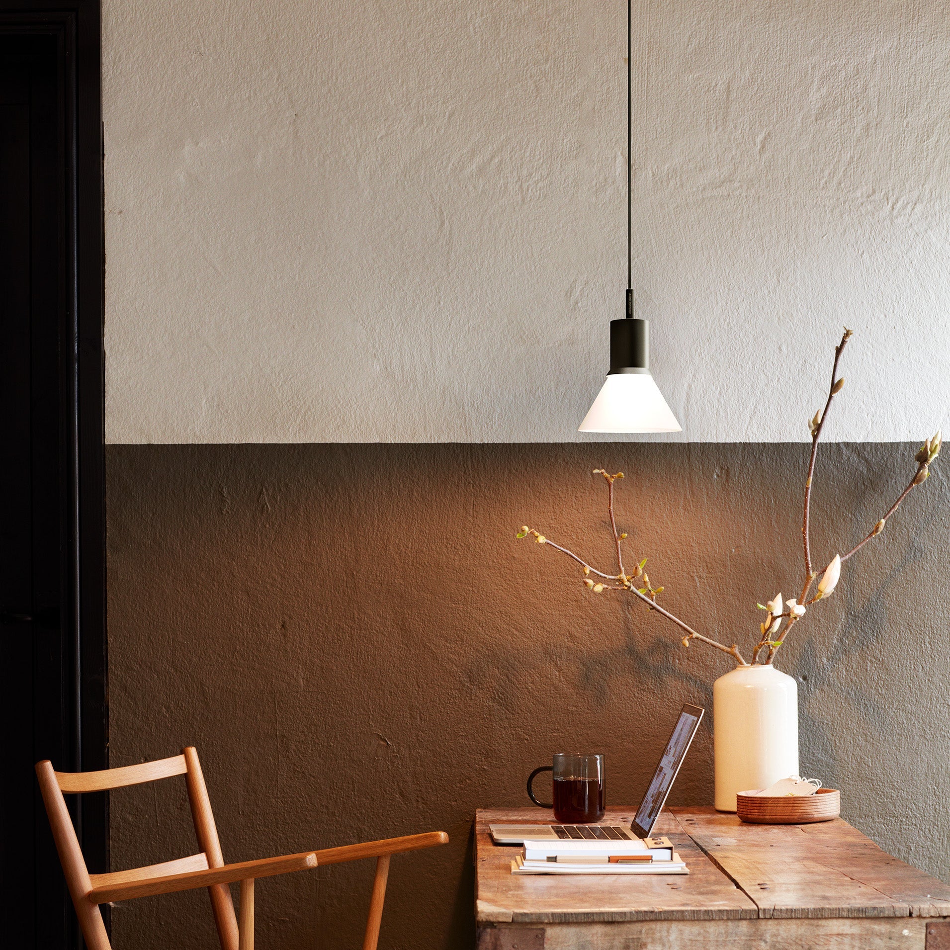 Type 80 Pendant - Opal Glass